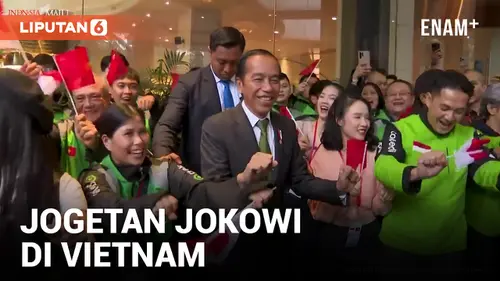 VIDEO: Tiba di Vietnam, Jokowi Langsung Disambut Tukang Ojek