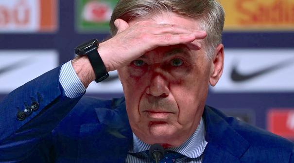 Carlo Ancelotti mengumumkan skuad terbaru Timnas Brasil pada Senin (16/03/2026) waktu setempat menjelang laga uji coba untuk persiapan Piala Dunia 2026. (AFP/Pablo Poricuncula)