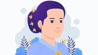 Ilustrasi R.A. Kartini. (Image by Freepik)
