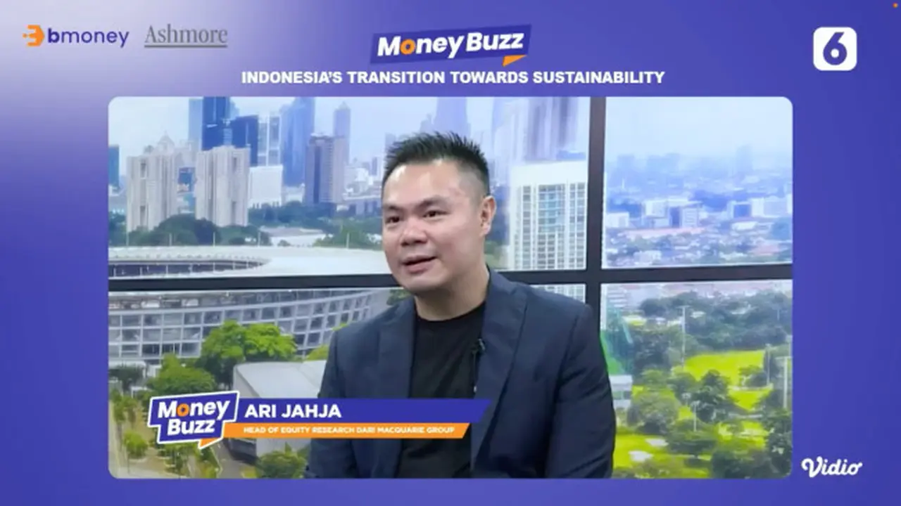 Head of Equity Research Macquaire Group Ari Jahja di program Money Buzz : Indonesia’s Transition Towards Sustainability, Selasa (24/1/2023) (Foto: Tangkapan Layar/Pipit I.R)