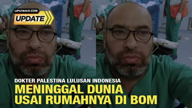Dokter spesialis anestesi Palestina yang pernah mengenyam pendidikan kedokteran di Indonesia, Mueen Al Shurafa, meninggal dunia. Mueen meninggal usai rumahnya terkena hantaman bom Israel.