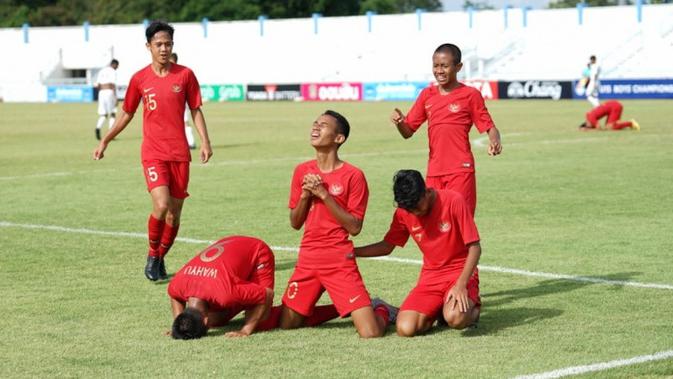 Marselino Ferdinan sejauh ini sudah menyumbang tiga gol dalam tiga laga Timnas Indonesia U-15 di Piala AFF 2019.