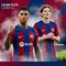 Barcelona - Marcus Rashford dan Anthony Gordon. (Bola.com/Generated AI)