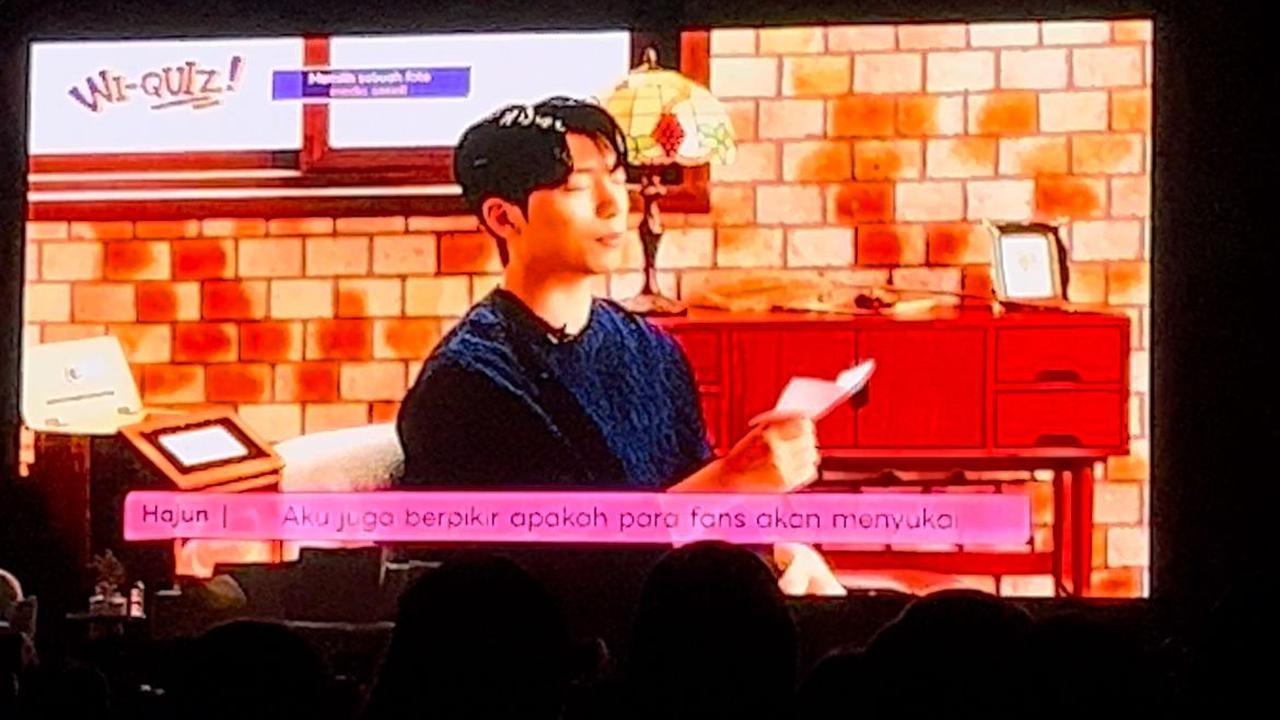 Wi Ha Jun menggelar fanmeeting 'Wi Ha Jun: A Wively Day 2024' di The Kasablanka Hall, Jakarta pada Sabtu (28/09/2024) (Fimela.com/Dok/Rianti Fitri Wulandari)