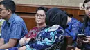 Lisa Rachmat dijatuhi hukuman 11 tahun penjara atas keterlibatannya dalam kasus suap yang juga menjerat mantan pejabat Mahkamah Agung Zarof Ricar saat menangani perkara Robert Tannur. (Liputan6.com/Angga Yuniar)