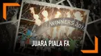 Manchester City menjuarai Piala FA 2018/2019 usai mengalahkan Watford dengan skor 6-0.