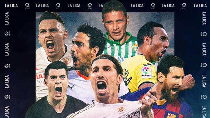Ilustrasi La Liga (Bola.com/Adreanus Titus)
