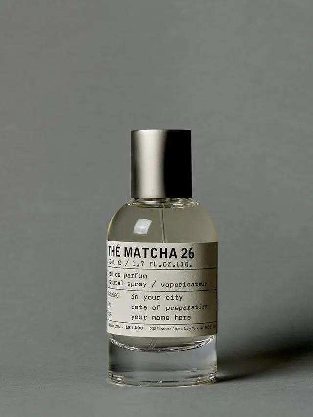 Parfum aroma teh dari Le Labo Thé Matcha. Dok. Le Labo Thé Matcha