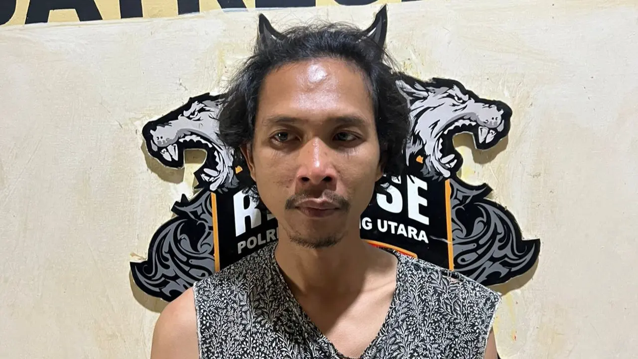 Tampang Mulkan Toro (32), pembunuh nenek bisu di Lampung Utara, Lampung. Foto : (Istimewa).