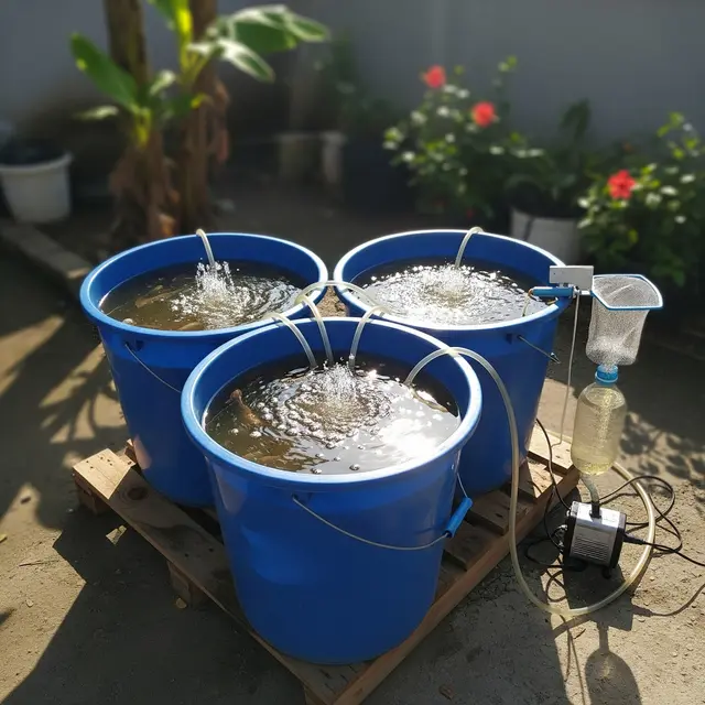 Cara Membuat Ember Bioflok untuk Ternak Lele (AI)