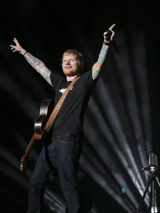 Ed Sheeran Jakarta (Bambang E Ros/Fimela.com)
