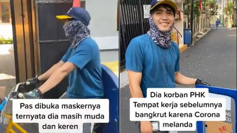 Berwajah Ganteng, Penjual Roti Keliling Ini Curi Perhatian Warganet