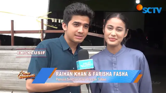 Raihan Khan dan Farisha Fasha, pemain Para Pencari tuhan Jilid 19. (SCTV)