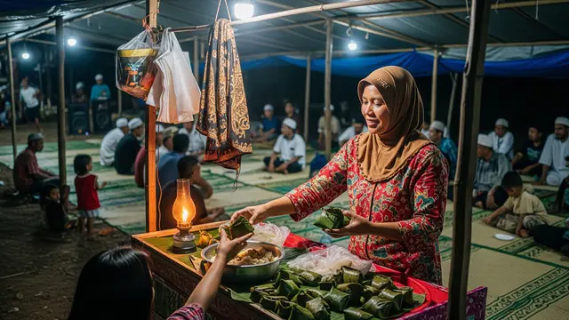 Berjualan Nasi Bungkus