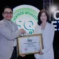 BRI meraih penghargaan Total Service Quality Satisfaction based on Customer Perception Survey SQIndex 2024 dengan Predikat Diamond di ajang Service Quality Awards 2024. (Foto: Istimewa)