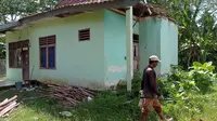 Bangunan polindes di Desa Maju Jaya Kabupaten Ogan Ilir Sumsel yang memprihatinkan (Liputan6.com / Nefri Inge)