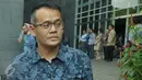 Direktur PT Merial Esa, Fahmi Darmawansyah usai membaca Nota Pemebelaan di Pengadilan Tipikor, Jakarta, Senin  (15/5). Sebelumnya Fahmi dituntut 4 tahun penjara ditambah denda Rp200 juta subsider 6 bulan kurungan. (Liputan6.com/Helmi Afandi)