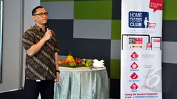 Prami Rachmiadi selaku Chief Marketing Officer KMK saat acara Launching Home Tester Club Indonesia di SCTV Tower, Jakarta, Selasa (17/3/2015). (Liputan6.com/ Panji Diksana)
