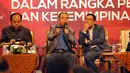 Pertemuan yang dihadiri ratusan bupati dan walikota ini secara khusus menegaskan penolakan mekanisme Pilkada melalui DPRD, Jakarta, (11/9/14). (Liputan6.com/Panji Diksana)