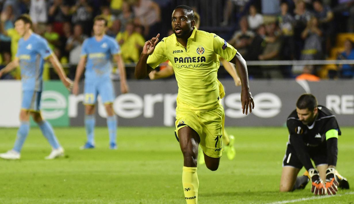 3. Cedric Bakambu (Villarreal) - 5 Gol. (AFP/Jose Jordan)