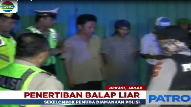 4 Pelajar Ditangkap Saat Akan Balapan Liar di Bekasi