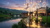 Ilustrasi shio yang ketiban rezeki pertengahan tahun 2026. [AI Generated]