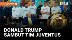 DONALD TRUMP SAMBUT TIM JUVENTUS DI GEDUNG PUTIH JELANG LAGA PIALA DUNIA ANTARKLUB DI WASHINGTON