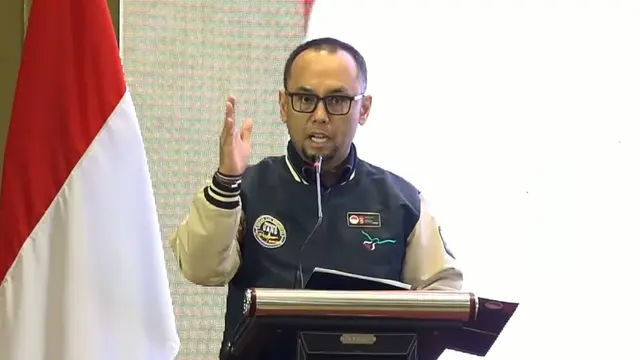 Kepala Pusat Pelaporan dan Analisis Transaksi Keuangan (PPATK) Ivan Yustiavanda  dalam acara PPATK 4th Legal Forum: Urgensi Regulatory Technology and Digital Evidence, di Hotel Sultan, Jakarta, Selasa (7/11/2023). (Tira/Liputan6.com)