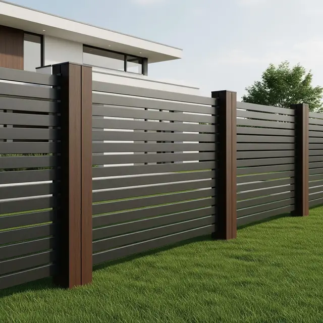Model Pagar Rumah Baja Ringan Minimalis 2025 (Image by Gemini AI)