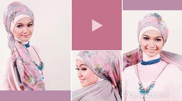 Tutorial Pashmina Kombinasi Untuk Acara Resmi Beauty Fimela Com