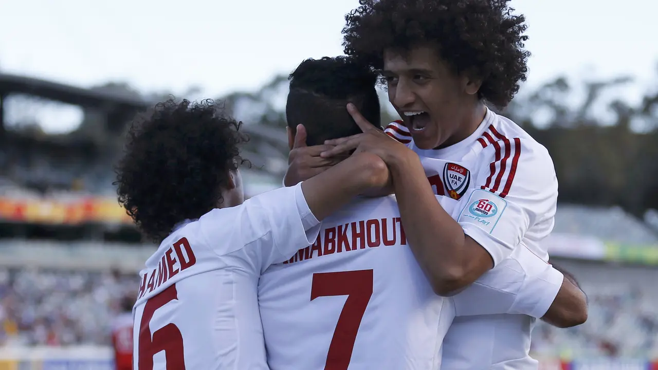 Selebrasi Pemain Uni Emirat Arab