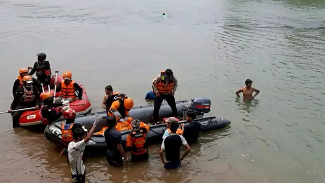 2 gadis remaja yang hilang terseret arus Sungai Cisadane, Bogor ditemukan dalam kondisi meninggal dunia