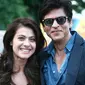 Shahrukh Khan dan Kajol. Foto: Twitter @KajolAtUN