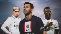 Ilustrasi - Federico Valverde, Lionel Messi, Vinicius Junior (Bola.com/Adreanus Titus)
