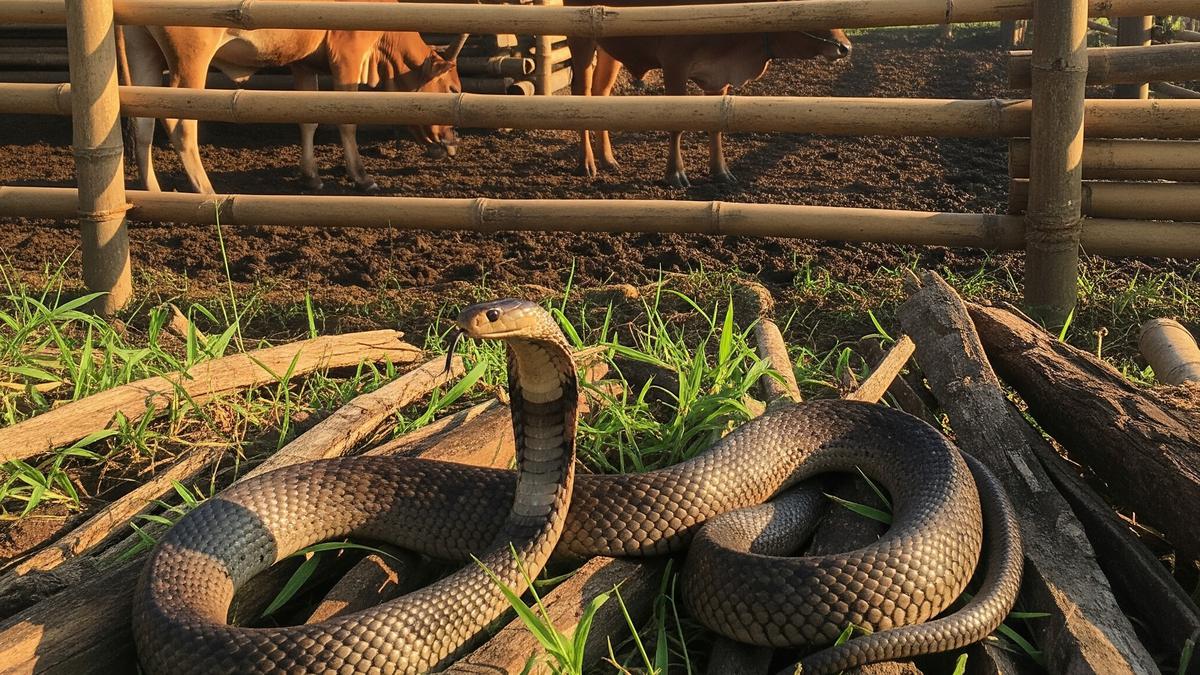 Ular di Area Kandang Hewan Ternak: Ancaman atau Pengendali Tikus?