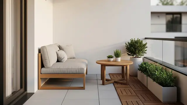 Model Teras Rumah Kecil yang Enak Dipakai Nyantai (AI)
