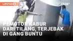 Beberapa pelanggar lalu lintas tak jarang nekat kabur dari penertiban aparat. Seperti yang viral baru-baru ini, seorang pemotor kabur dari tilang dan terjebak di gang buntu. Tak menyerah, pria itu meninggalkan motornya dan bersembunyi di balik drum.