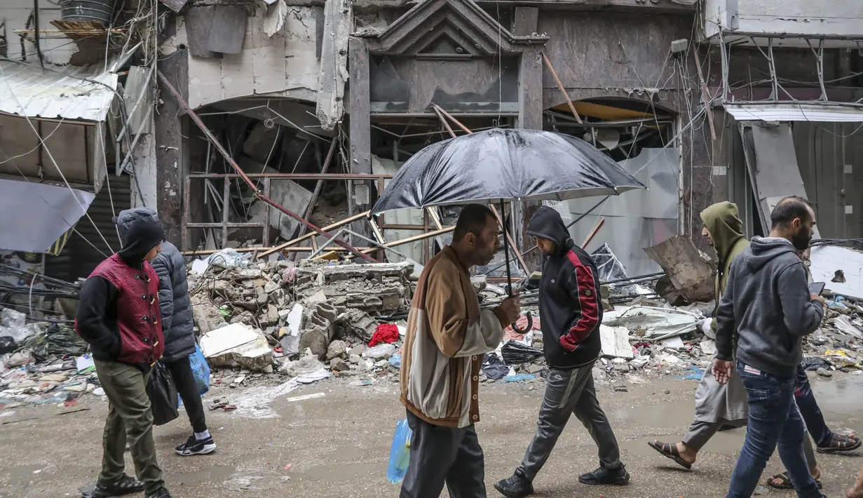 Sebagai gantinya, Israel bakal membebaskan 150 tawanan perempuan dan anak-anak dari penjara-penjara negara itu. (AP Photo/Mohammed Hajjar)