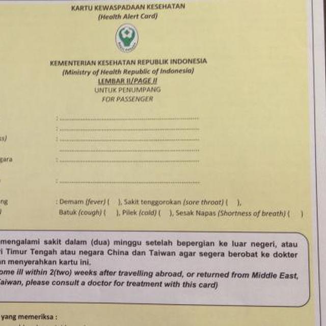 Waspada Mers Jemaah Umrah Dan Haji Harus Isi Health Alert Card Health Liputan6 Com