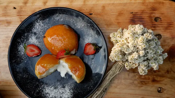 resep donut brulee isi vla empuk