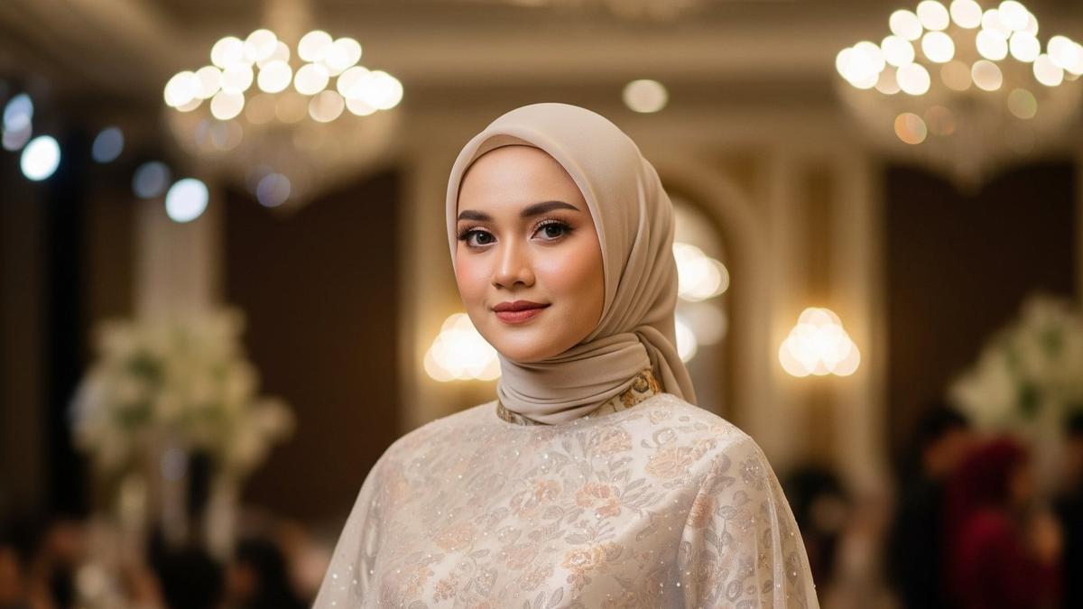 5 Inspirasi Fashion Hijab dan Long Dress Earth Tone, Gaya Natural &amp; Anggun Maksimal