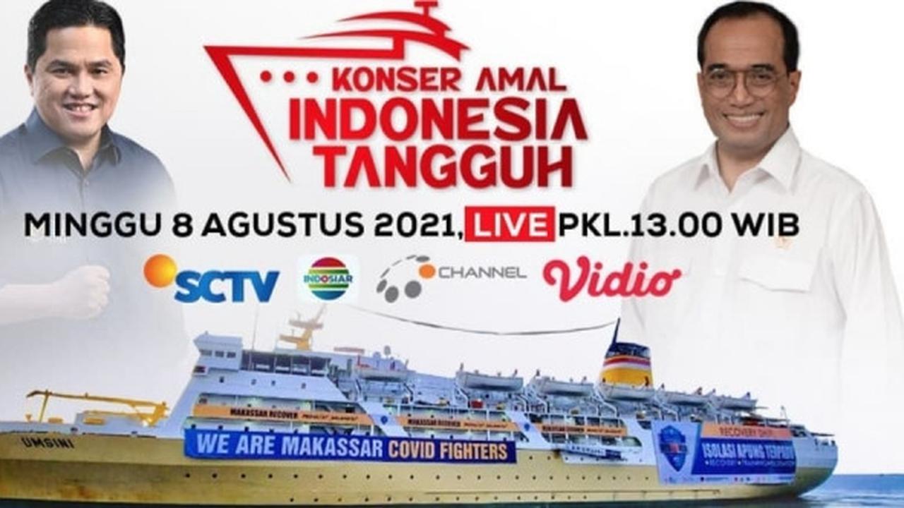Konser Amal Indonesia Tangguh untuk Kapal Isolasi Terpusat Terapung Covid-19