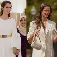 Melihat gaya elegan Putri Rajwa dari Yordania di masa awal kehamilan (@princess.rajwa.of.jordan)
