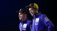 Maverick Vinales dan Valentino Rossi (Twitter/Crash)
