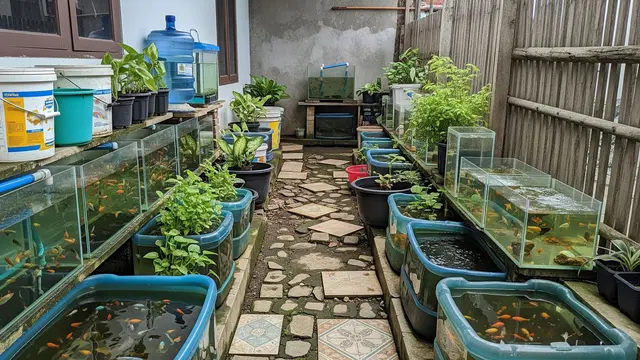 Usaha Ternak Ikan di Rumah Sempit Ikan Hias