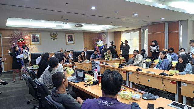 Koalisi Ibu Kota Gelar Mediasi Buntut Aksi Damai di Balai Kota DKI Jakarta, Rabu (16/8/2023).