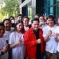 Erick Thohir bukan sosok yang asing di dunia olahraga. Ia cukup aktif baik di sepak bola dan basket. ET kini maju sebagai calon Ketua PSSI. (Bola.com/Muhammad Iqbal Ichsan)