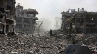 Ancaman ini akan dilaksanakan jika Hamas tidak segera melucuti senjata, membebaskan semua sandera yang tersisa di wilayah tersebut, dan mengakhiri perang sesuai syarat Israel. (BASHAR TALEB/AFP)