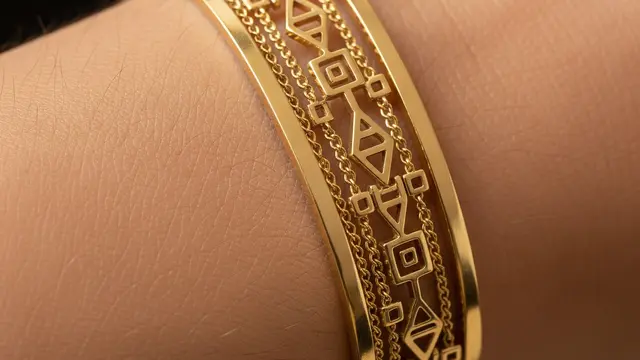 Gelang Emas Tebal Model Chunky 2026
