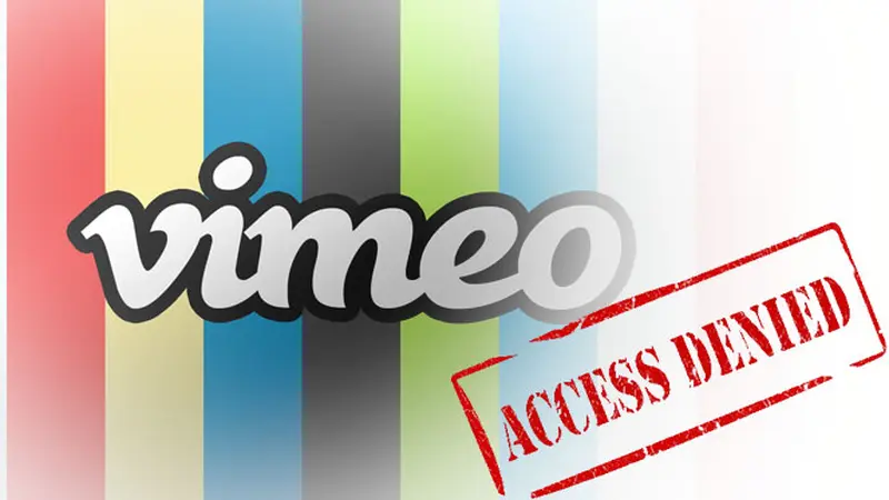 Vimeo di Blokir